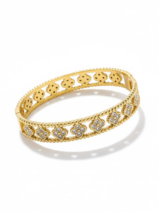 SHIMMERA CLOVER BANGLE