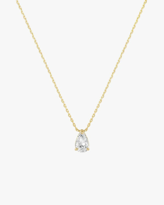 Iriss Necklace Pear - Gold